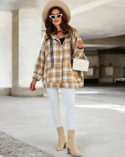 Clearance Damski płaszcz typu koszula Kurtki / Marynarki / Płaszcze