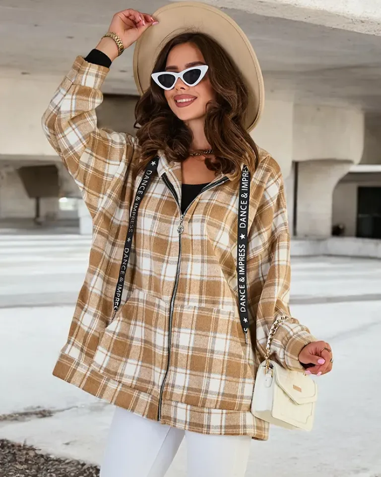 Clearance Damski płaszcz typu koszula Kurtki / Marynarki / Płaszcze