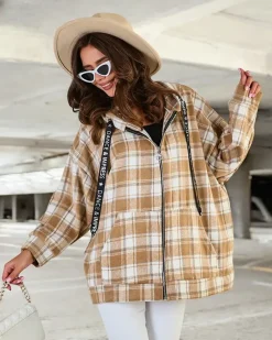 Clearance Damski płaszcz typu koszula Kurtki / Marynarki / Płaszcze