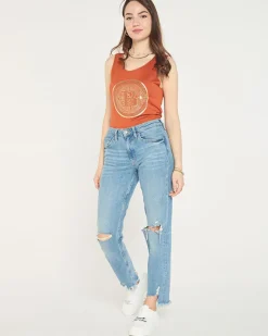 Best Damski top w kolorze camelowym Bluzki / Koszule / Koszulki