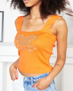 Sale Damski top w kolorze m z cyrkoniami Bluzki / Koszule / Koszulki