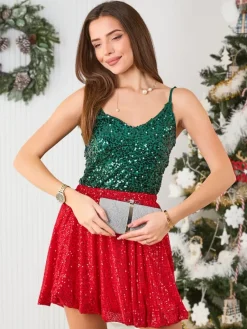 Sale Damski top z cekinami Bluzki / Koszule / Koszulki