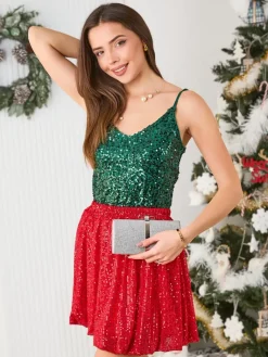 Sale Damski top z cekinami Bluzki / Koszule / Koszulki