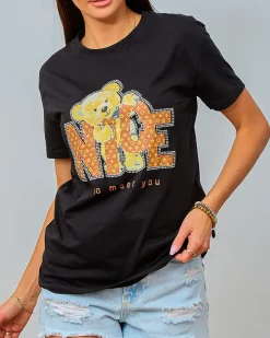 Best Damski t-shirt z nadrukiem Bluzki / Koszule / Koszulki