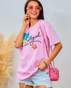 Best Damski t-shirt z nadrukiem Bluzki / Koszule / Koszulki