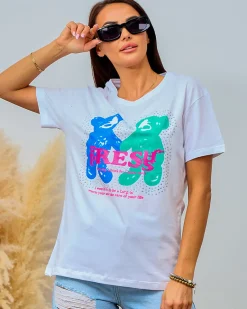 Best Damski t-shirt z nadrukiem Bluzki / Koszule / Koszulki