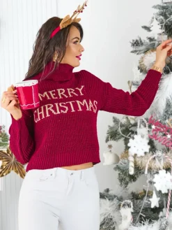 Damski świąteczny sweter Swetry