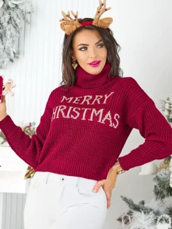 Damski świąteczny sweter Swetry