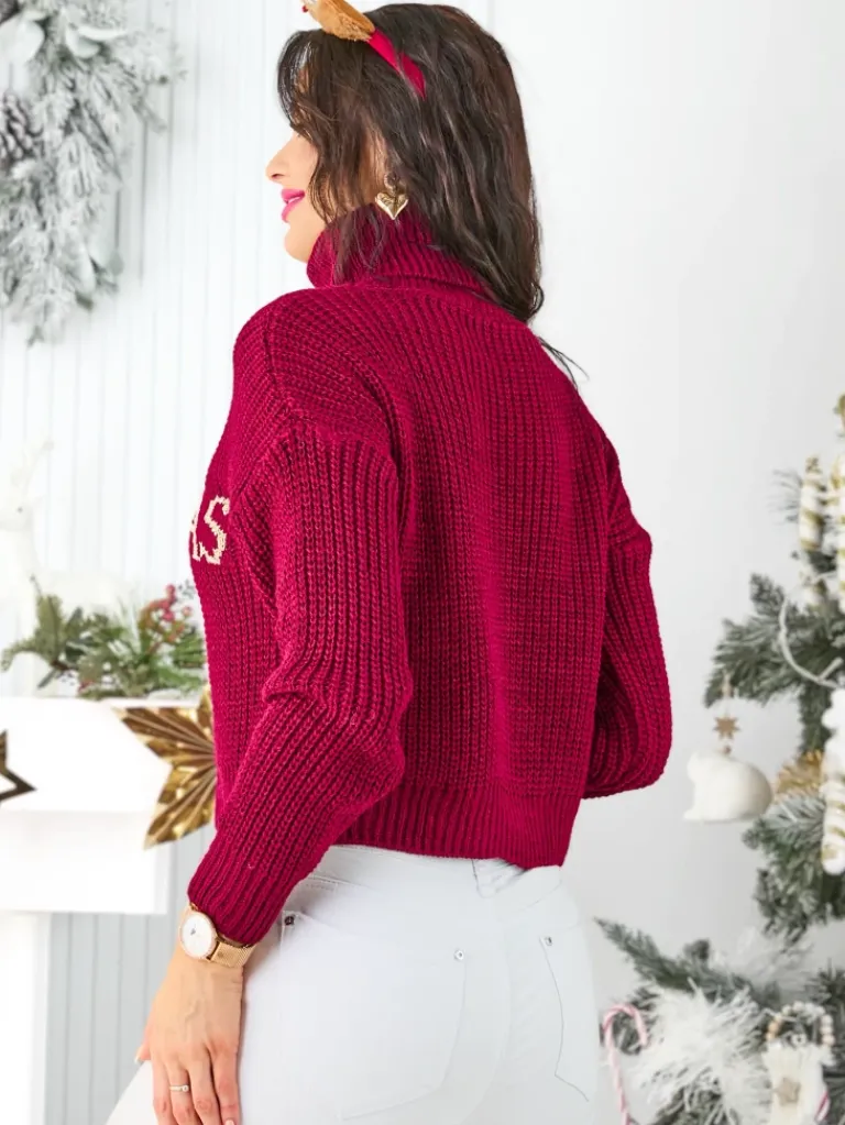 Damski świąteczny sweter Swetry