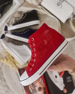 Best Damskie ażurowe trampki Nizzef Trampki