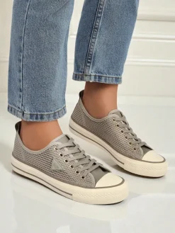 Clearance Damskie ażurowe trampki Rebbse Trampki