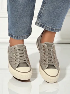 Clearance Damskie ażurowe trampki Rebbse Trampki