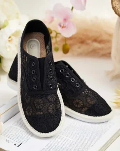 Outlet Damskie ażurowe tenisówki Nurram Trampki