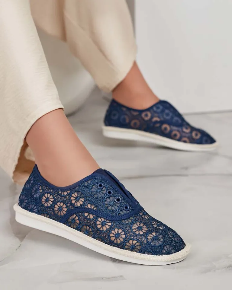 Clearance Damskie ażurowe tenisówki Nurram Trampki