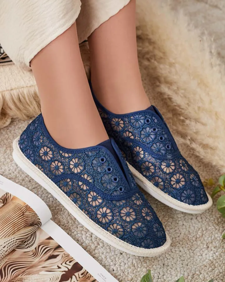 Clearance Damskie ażurowe tenisówki Nurram Trampki