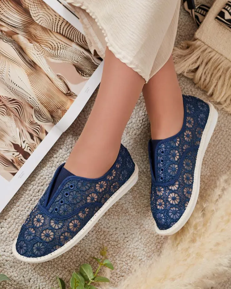 Clearance Damskie ażurowe tenisówki Nurram Trampki