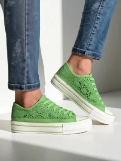 Clearance Damskie ażurowe trampki Nizzet Trampki