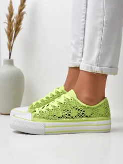 Clearance Damskie ażurowe trampki Nizzet Trampki