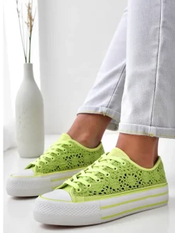 Clearance Damskie ażurowe trampki Nizzet Trampki