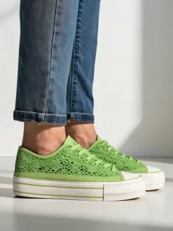 Clearance Damskie ażurowe trampki Nizzet Trampki