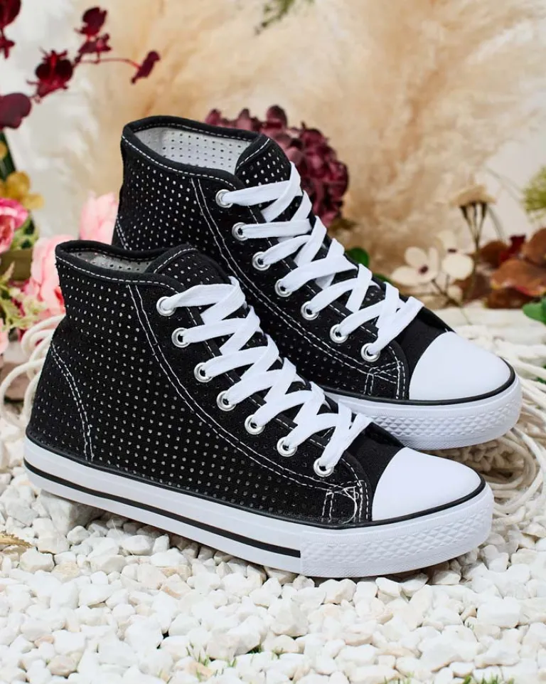 Outlet Damskie ażurowe trampki Nimm Trampki