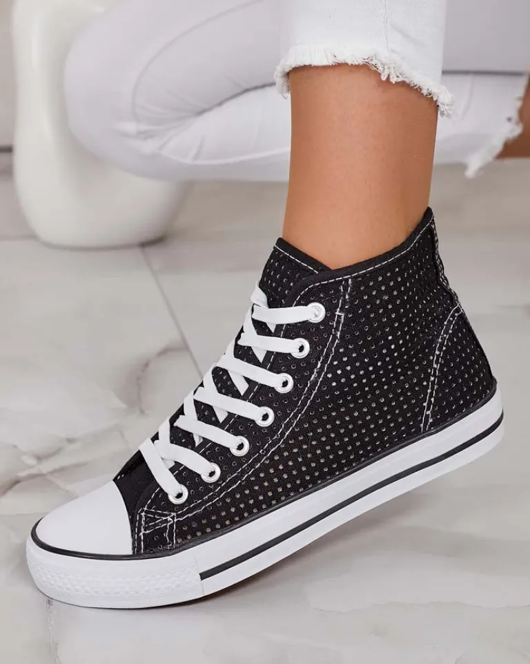 Outlet Damskie ażurowe trampki Nimm Trampki