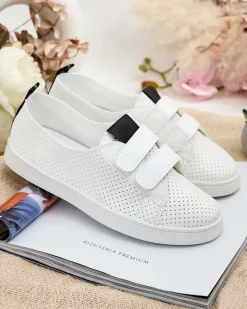 Sale Damskie ażurowe tenisówki Raffer Trampki