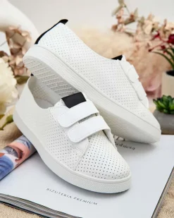 Sale Damskie ażurowe tenisówki Raffer Trampki