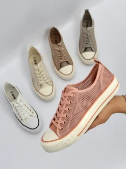 Damskie ażurowe trampki Rebbse Trampki