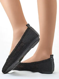 New Damskie baleriny ażurowe Annete Baleriny Klasyczne