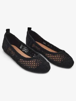 New Damskie baleriny ażurowe Annete Baleriny Klasyczne