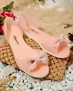 Sale Damskie baleriny z kokardką Xollca Buty Na Wielkie Wyjście|Baleriny Klasyczne