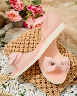 Sale Damskie baleriny z kokardką Xollca Buty Na Wielkie Wyjście|Baleriny Klasyczne