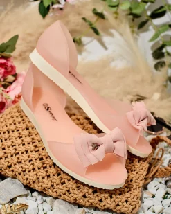 Sale Damskie baleriny z kokardką Xollca Buty Na Wielkie Wyjście|Baleriny Klasyczne