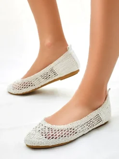 Best Damskie baleriny ażurowe Annete Baleriny Klasyczne