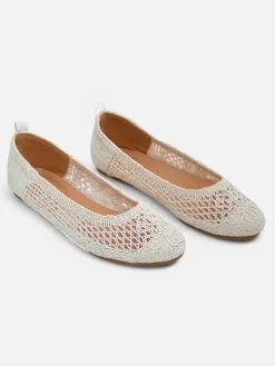 Best Damskie baleriny ażurowe Annete Baleriny Klasyczne