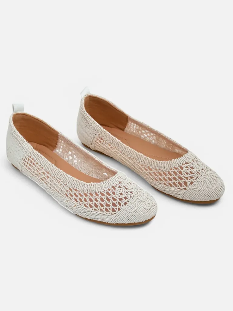 Best Damskie baleriny ażurowe Annete Baleriny Klasyczne