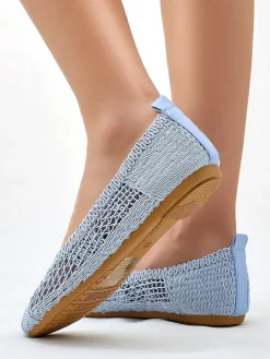 Sale Damskie baleriny ażurowe Annete Baleriny Klasyczne