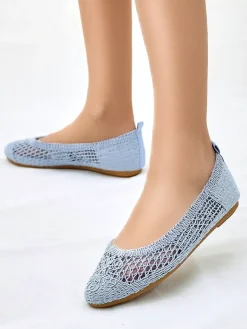 Sale Damskie baleriny ażurowe Annete Baleriny Klasyczne