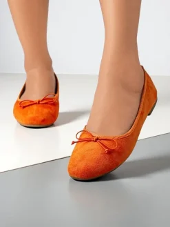 Clearance Damskie baleriny z kokardką Zaame Baleriny Klasyczne