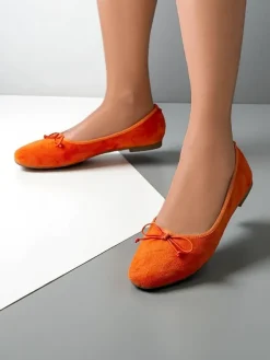 Clearance Damskie baleriny z kokardką Zaame Baleriny Klasyczne