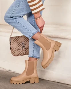 Clearance Damskie botki Reivista Botki Z Delikatnym Ociepleniem|Botki Na Płaskim Obcasie