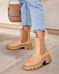 Clearance Damskie botki Reivista Botki Z Delikatnym Ociepleniem|Botki Na Płaskim Obcasie