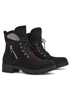 Outlet Damskie botki workery Volio Workery|Botki Z Delikatnym Ociepleniem