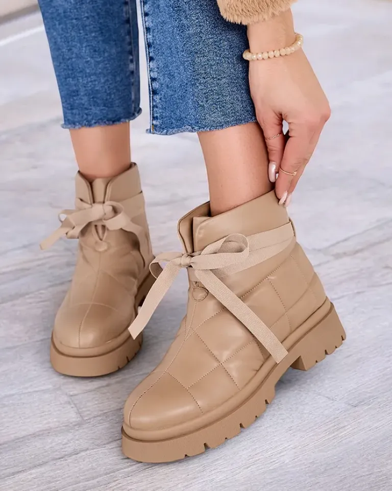 Sale Damskie botki Losita Botki Bez Ocieplenia|Botki Na Słupku