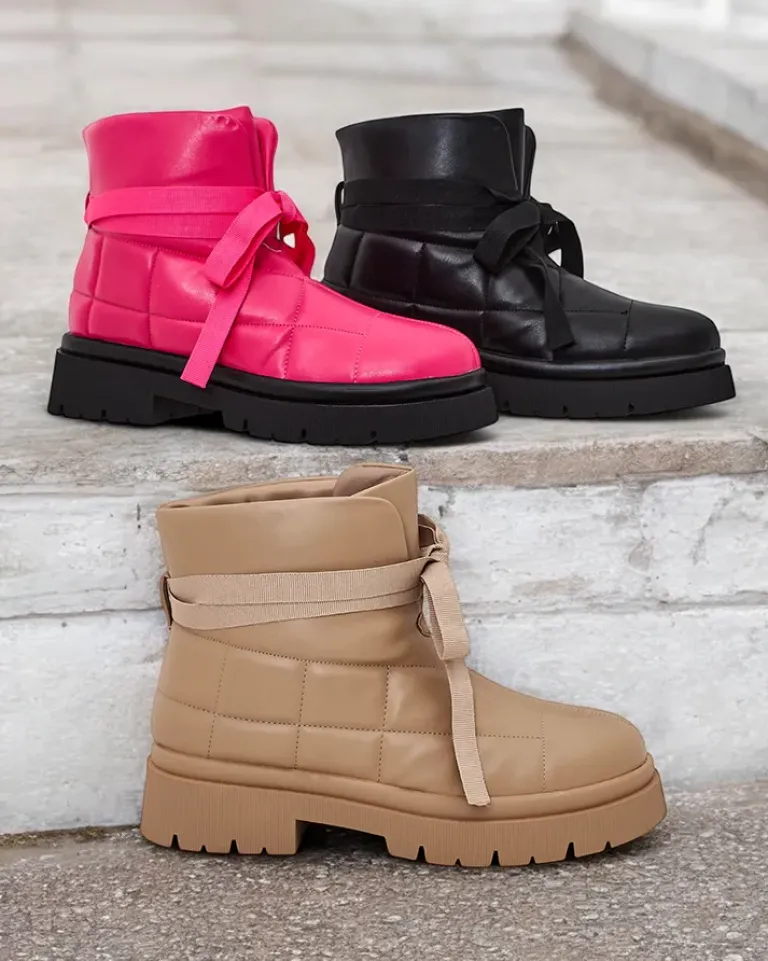 Sale Damskie botki Losita Botki Bez Ocieplenia|Botki Na Słupku