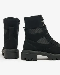 Hot Damskie botki sznurowane Hovienta Workery|Botki Bez Ocieplenia