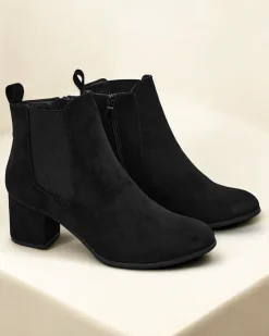 Outlet Damskie botki Solir Botki Z Delikatnym Ociepleniem|Botki Na Słupku