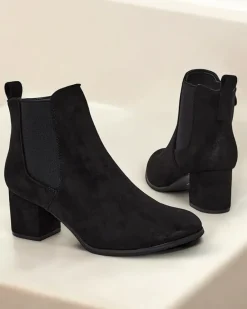 Outlet Damskie botki Solir Botki Z Delikatnym Ociepleniem|Botki Na Słupku