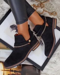 Clearance Damskie botki Rizor Botki Bez Ocieplenia